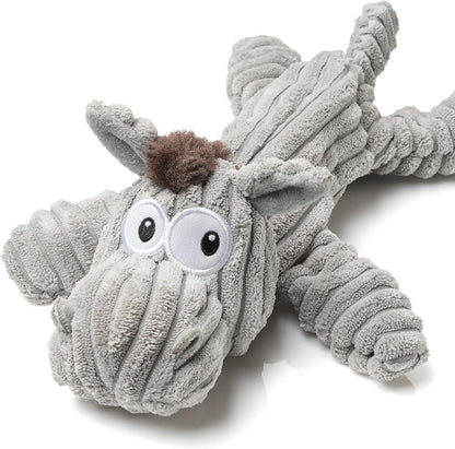 Sedioso Dog Toy, Large Dog Squeaky Toys, Stuffed Animal Dog Plush Toy for Puppy, Small, Middle, Large Dogs (Donkey(Grey)) - Image 15