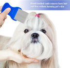 Professional pet dematting tool kit in blue