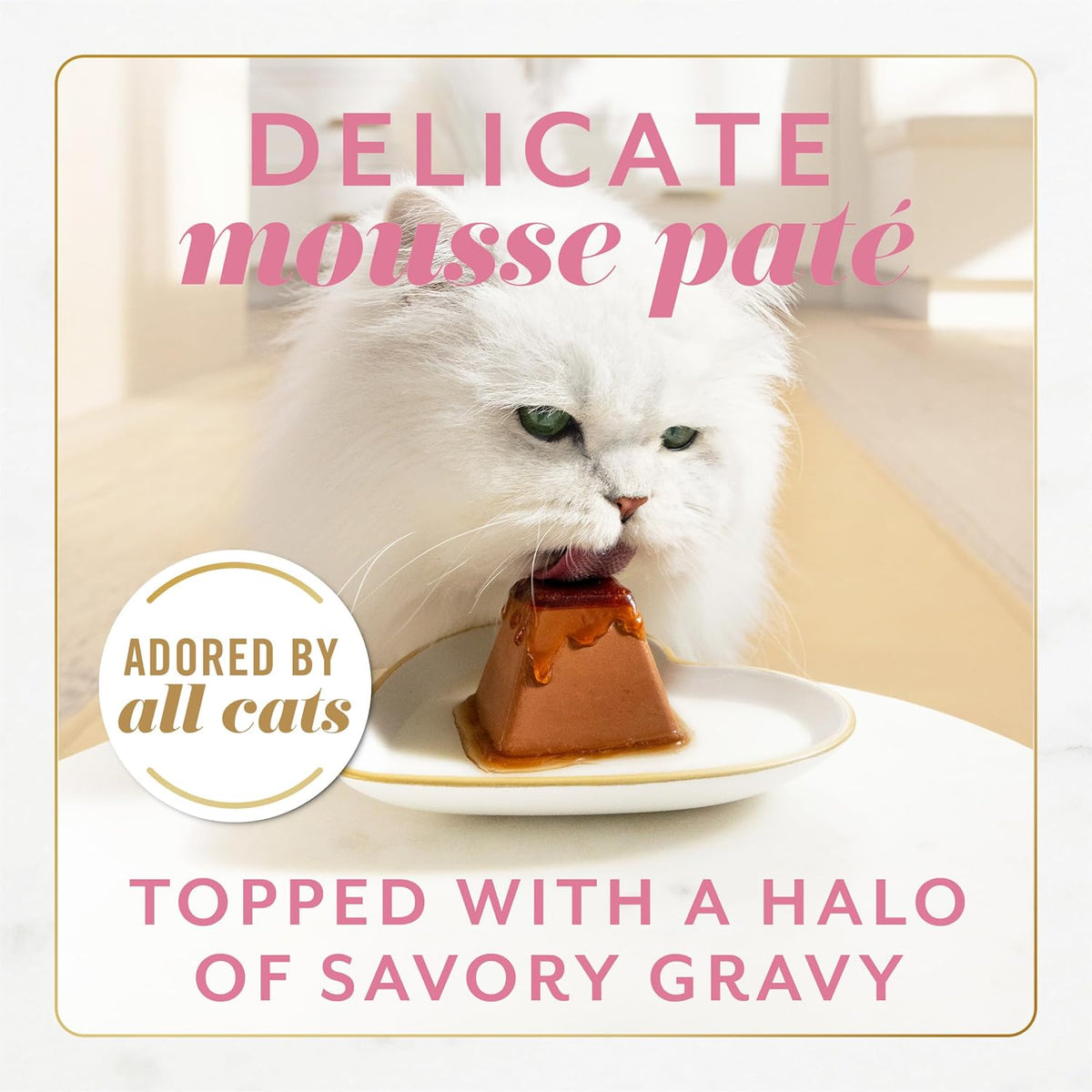 Fancy Feast Gems Salmon mousse packaging pack of eight