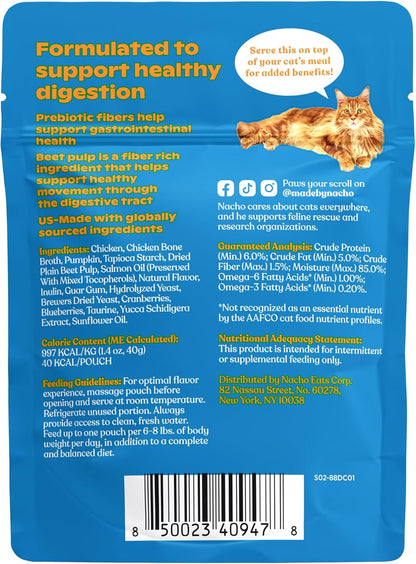 18 count box of Made By Nacho chicken bone broth puree