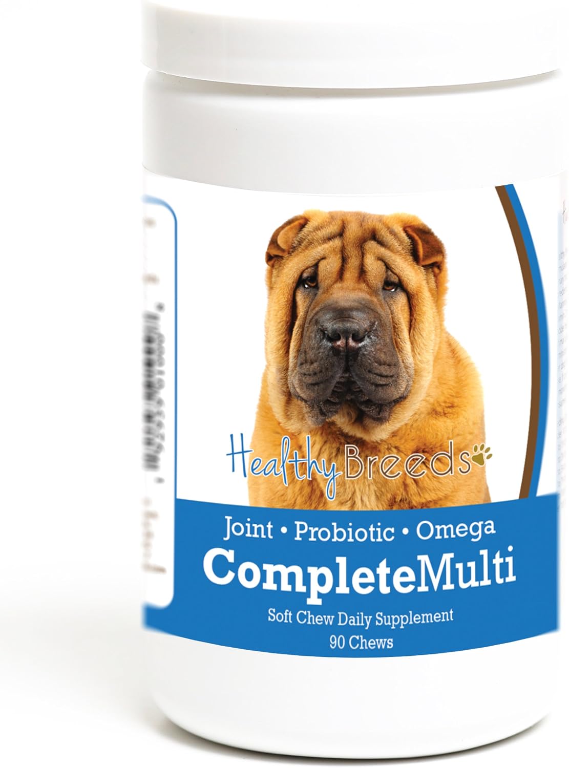 Healthy Breeds Doberman Pinscher vitamin bottle back label details