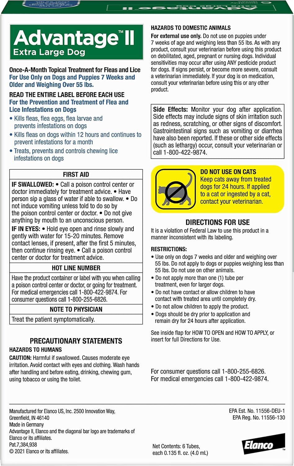 Vet recommended flea topical prevention for dogs over fifty five pounds application guide.