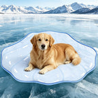 Riogoo dog cooling mat seashell design front view