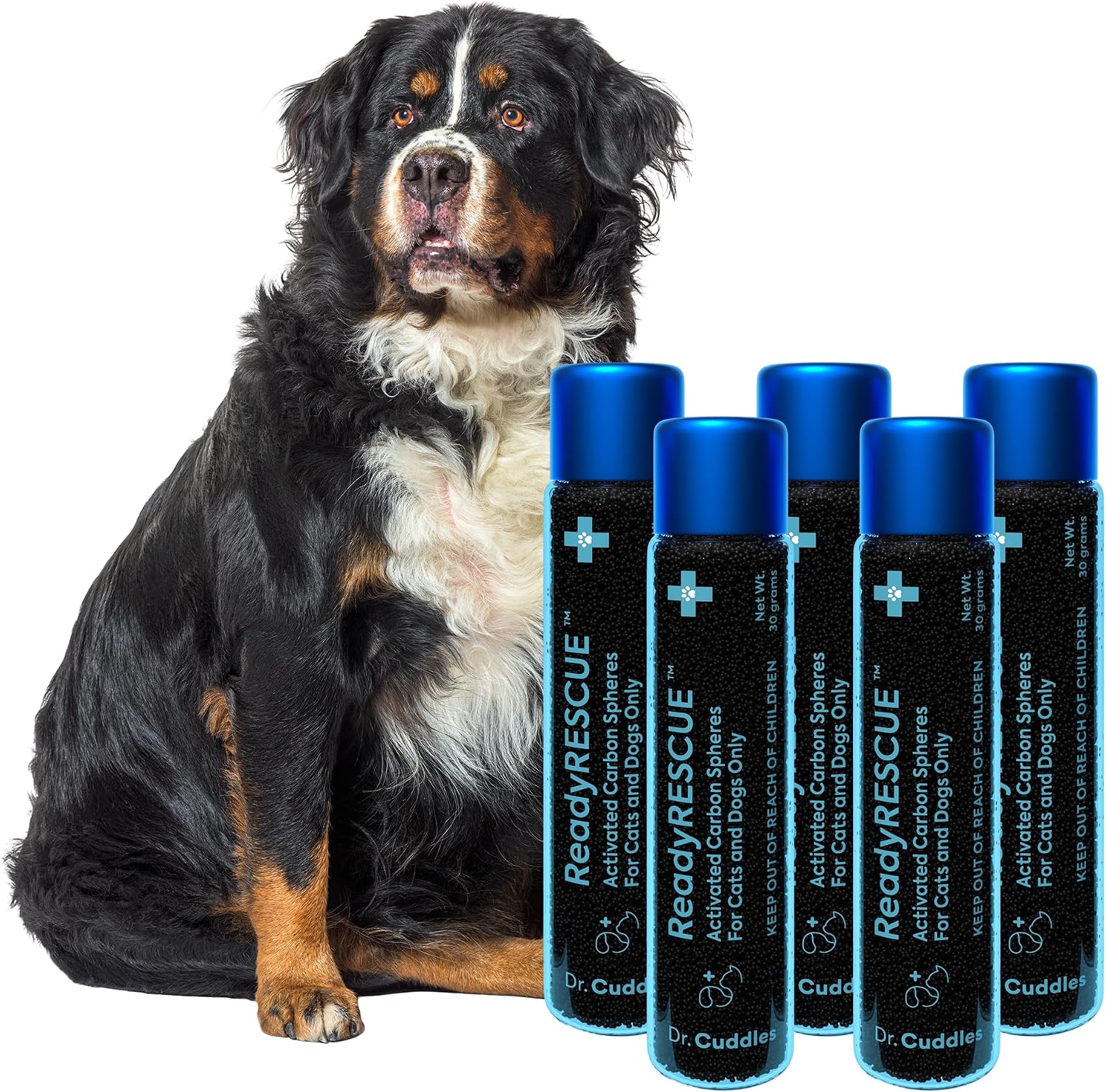 ReadyRESCUE Activated Charcoal microspheres for Dogs and Cats - Veterinary-Grade Pet First Aid Kit Essential - Fast Acting Emergency Poison Binder - Safe and Travel Ready - 30 g Pack of 1 - Image 11