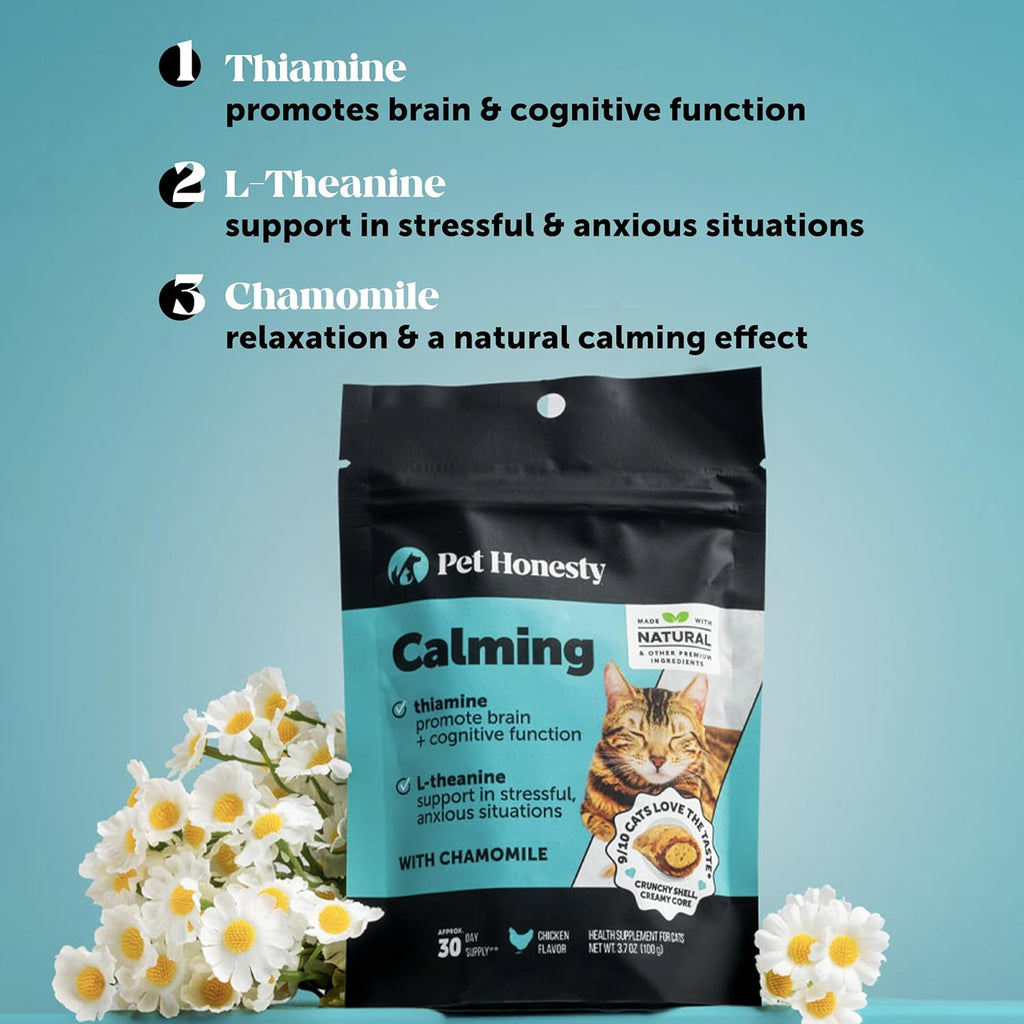 Authentic Pet Honesty dual texture cat anxiety relief treats imported from USA