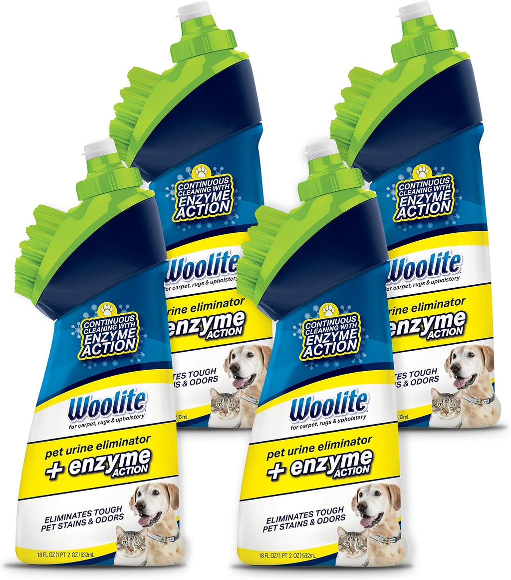 Instructional view of Bissell stain remover on pet mess