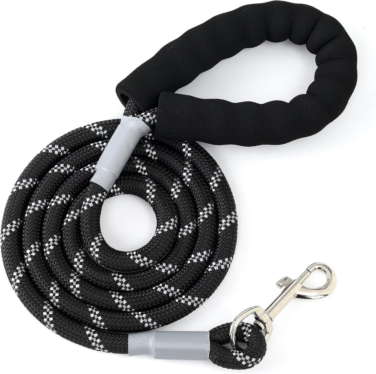 Mile High Life Dog Leash, with Comfortable Padded Handle, Pink Nylon Rope Leash with Steel Tips, Heavy Duty 5 Feet Pet Leashes (Pink,60 Inches) - Image 10