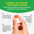 Culturelle Probiotic and Prebiotic Gummies supplement facts panel