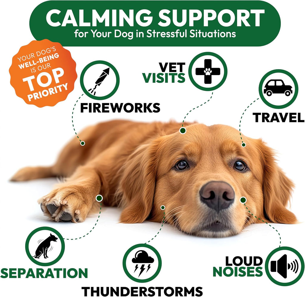 USA imported Grateful Pawz dog joint and calming supplement