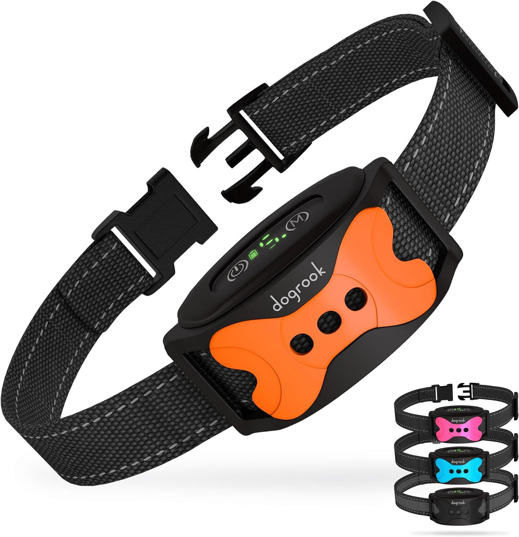 DogRook Dog Bark Collar | Smart Collar for Dog Training | No Shock | Beep & Vibration | Rechargeable | No Bark Collar for Dogs | Anti Bark Collar for Large Dog, Medium Dog, Small Dog | 12-110 lbs - Image 13