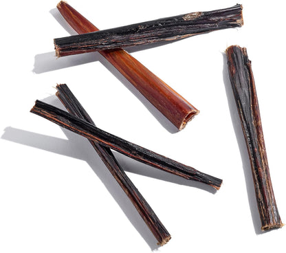 Jack And Pup single ingredient beef pizzle chew sticks displayed on a clean background