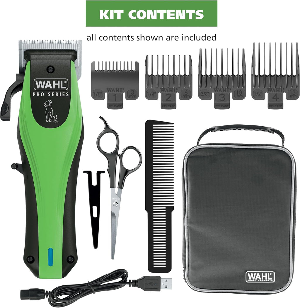 Heavy duty rechargeable pet grooming clippers for thick curly dog fur