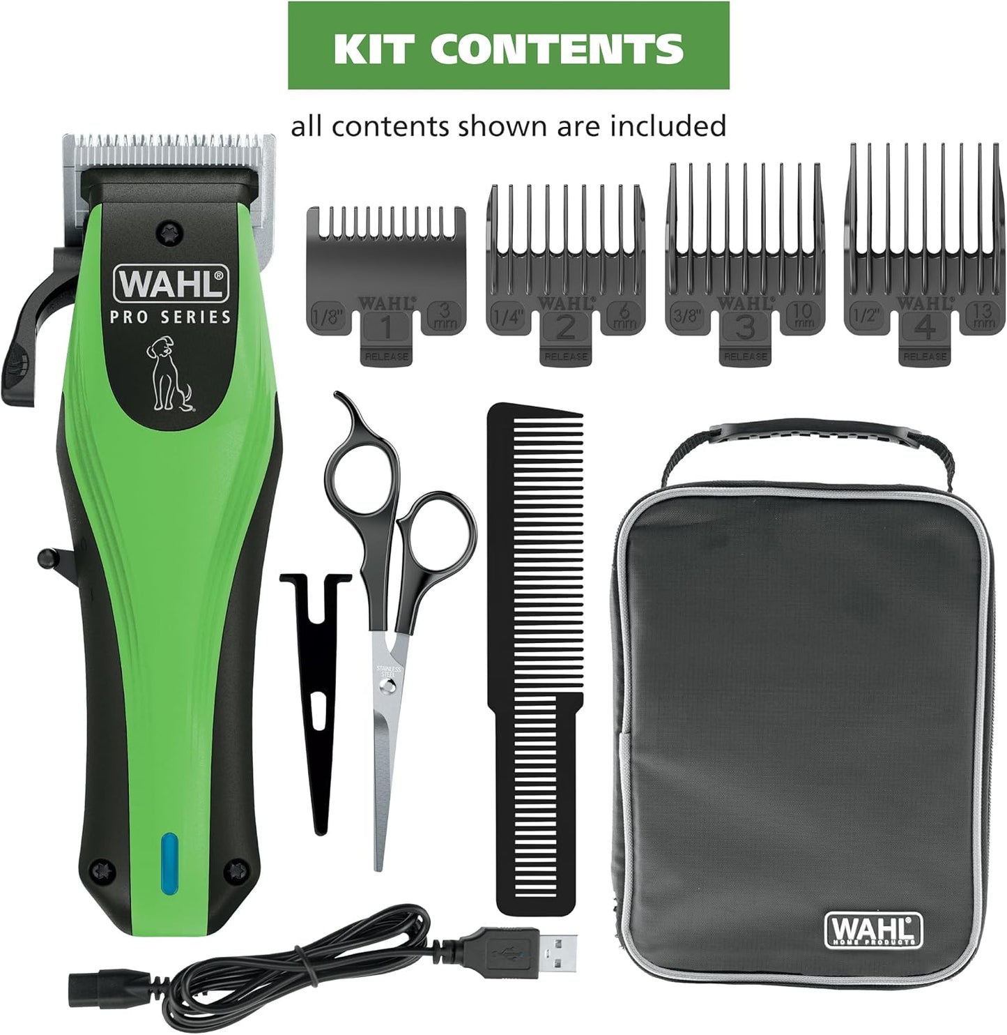 Heavy duty rechargeable pet grooming clippers for thick curly dog fur