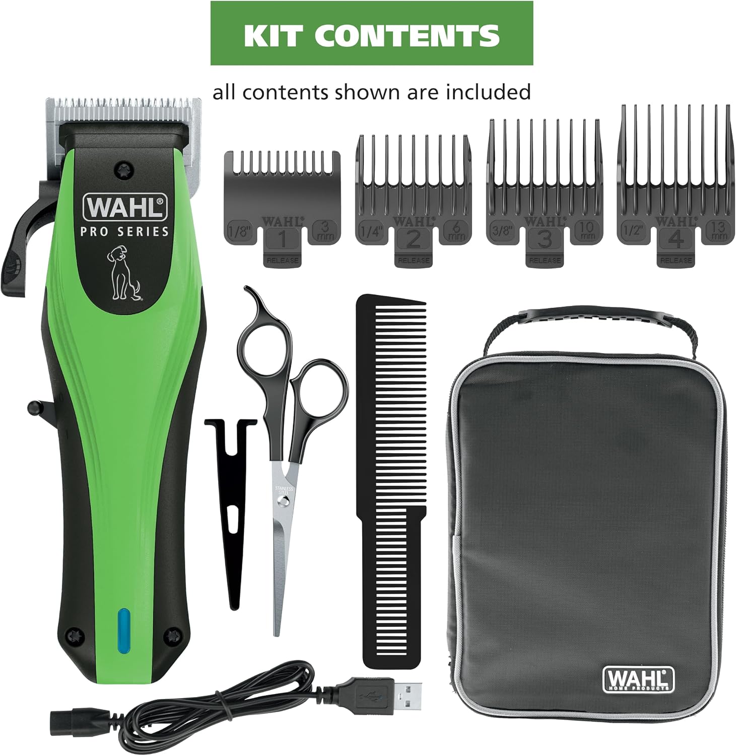Heavy duty rechargeable pet grooming clippers for thick curly dog fur