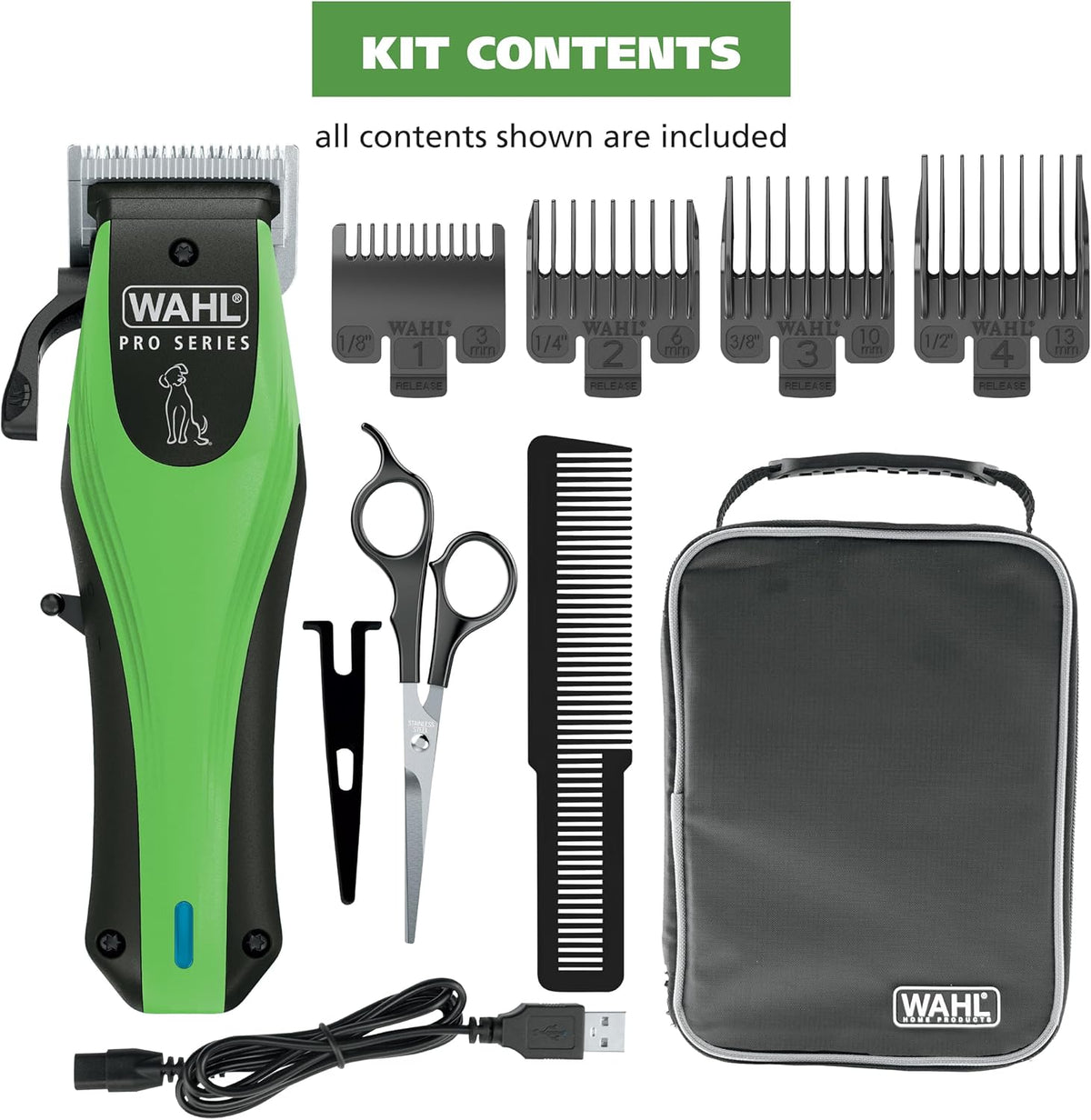 Heavy duty rechargeable pet grooming clippers for thick curly dog fur