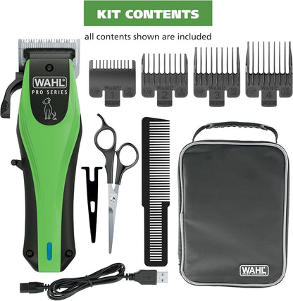 Heavy duty rechargeable pet grooming clippers for thick curly dog fur