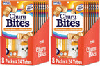 INABA Churu Bites for Cats, Soft/Chewy Baked Chicken Wrapped Churu Filled Cat Treats with Vitamin E, 0.35 Ounces per Tube, 24 Tubes Total (3 Tubes per Pack), Chicken Recipe - Image 9