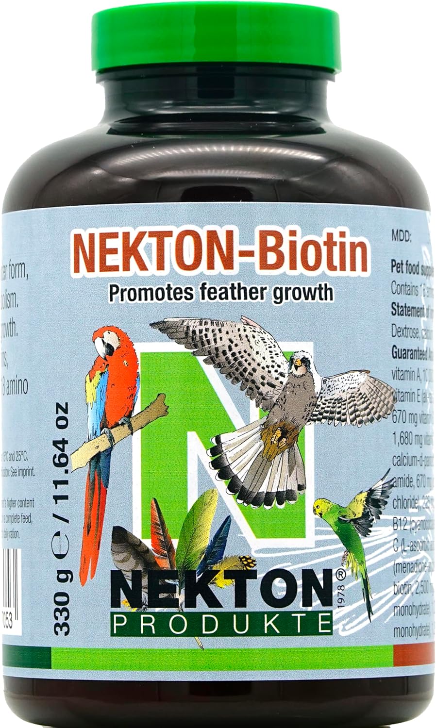Nekton Bio nutritional information and dosage instructions