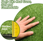 Close up of Globreen artificial turf texture for pets