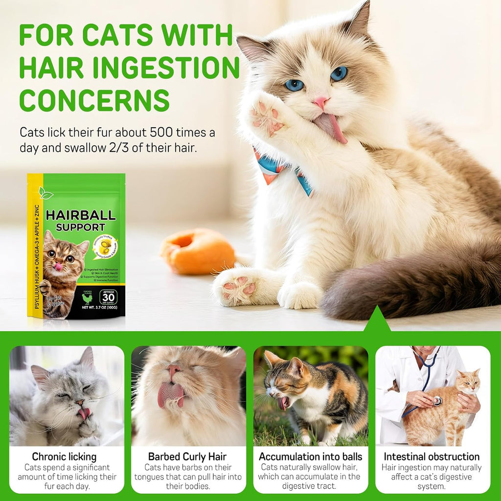 ReliCo skin and coat support cat supplement for shedding control
