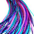 Feather Lily hair feathers extensions kit front view package