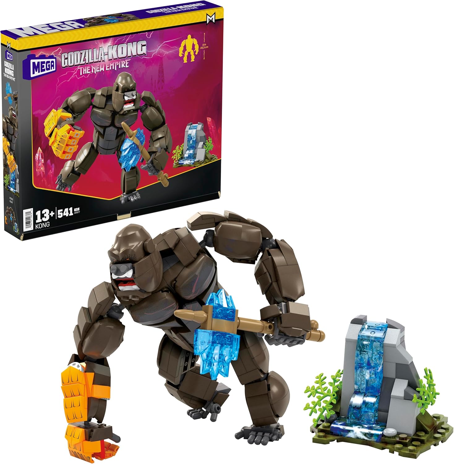Mega Brands Godzilla x Kong building set Kong front view