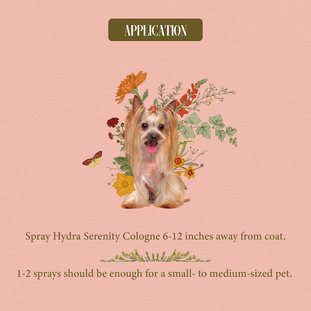 Authentic USA imported Hydra Serenity perfume for pets