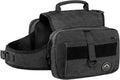 Himal Outdoors tactical hiking saddle bag side storage pockets showing zipper detail