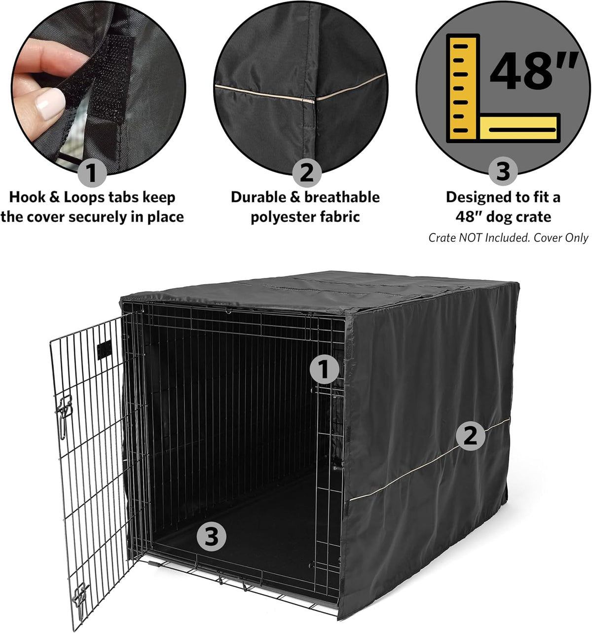 MidWest Homes for Pets forty eight inch crate cover packaging