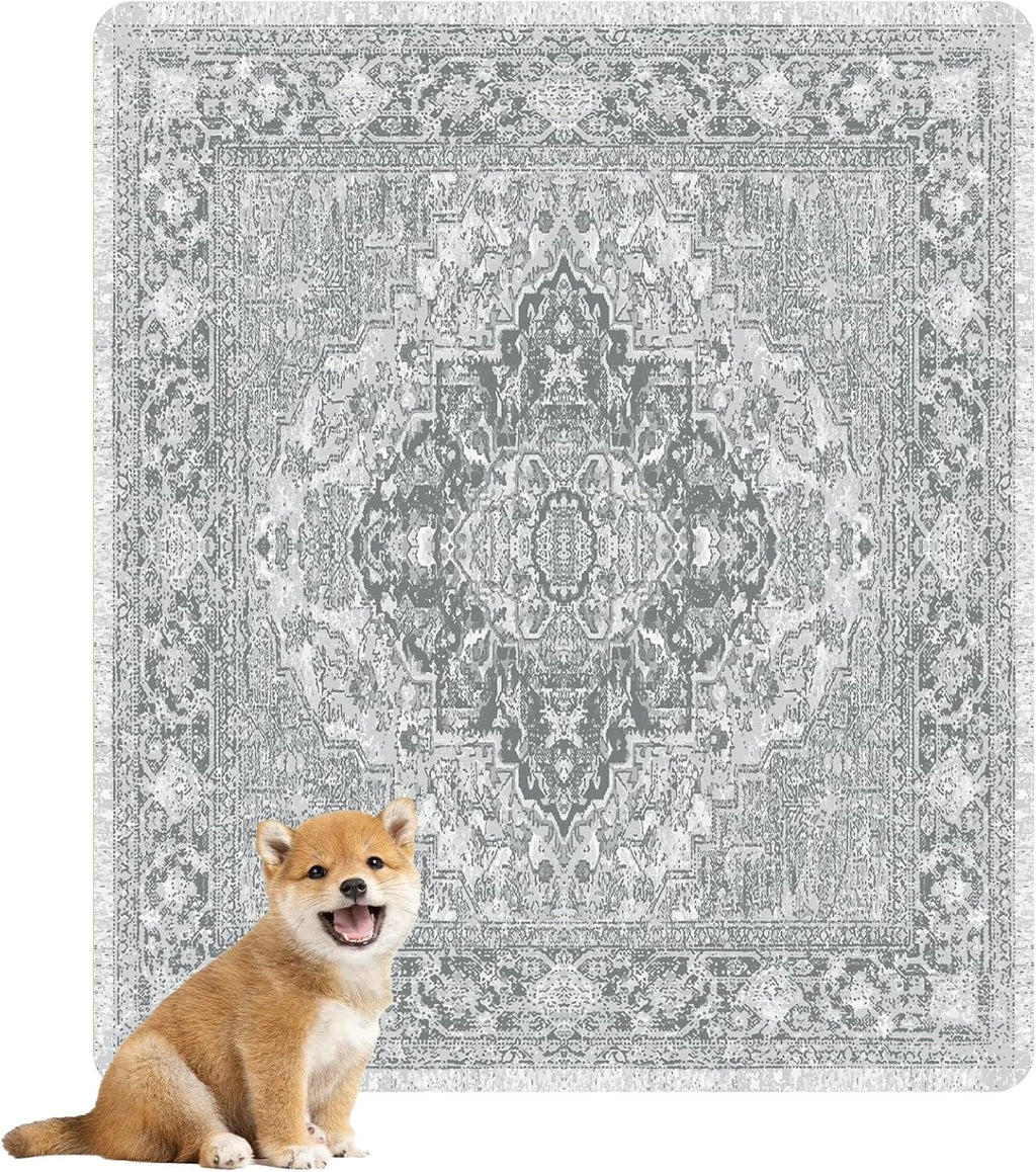 nunubaby Washable Pee Pads for Dogs, Stylish, Non-Slip and Leak-Proof Pee Mat. Ultra-Absorbent Reusable Potty pad for Crates and Floors.(Cream/Multi, 18" x24" ) - Image 13