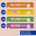 INABA Churu Cat Treats, Lickable, Squeezable Creamy Pure with Vitamin E, 0.5 Ounces per Tube, 120 Tubes Total, Chicken Variety - Image 6