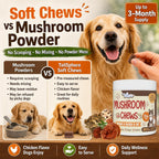 Back label of TailSphere pet supplement showing chicken flavor details and 90 count sizing