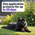 Fast acting flea control formula for large cats back label instructions