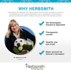 Herbsmith Microflora Plus premium feline gastrointestinal support supplement layout