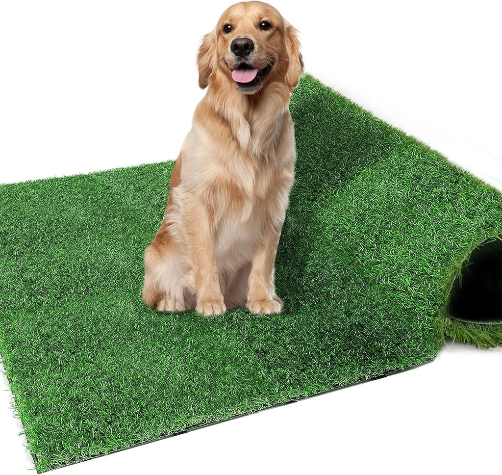 Dog Grass Pad,51.2x31.5In Fake Grass for Dogs,Artificial Grass Pee Pad for Puppies Potty Training Indoor Outdoor - Image 15