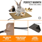 K&H Pet Products small animal outdoor heated pad steel capped cord detail