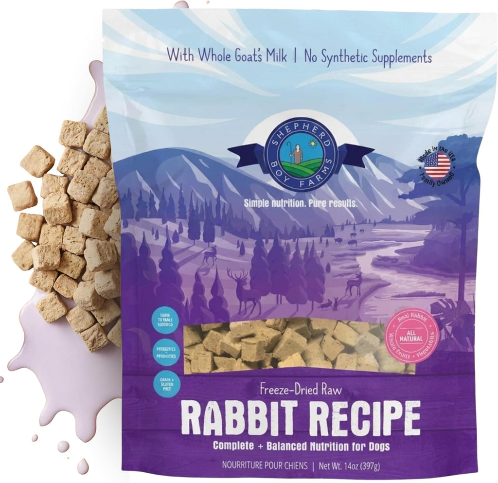 Shepherd Boy Farms Freeze Dried Raw Dog Food, Bison Recipe, All Natural, No Synthetics, Made in USA with Goat's Milk & Organic Produce, High Protein, Complete Meal (14oz) - Image 13