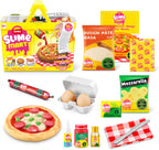 Slime Mart Small Basket by ZURU Pizza variant front view of toy packaging.