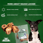 Natural single ingredient beef chews for dogs by Wahoo Locker
