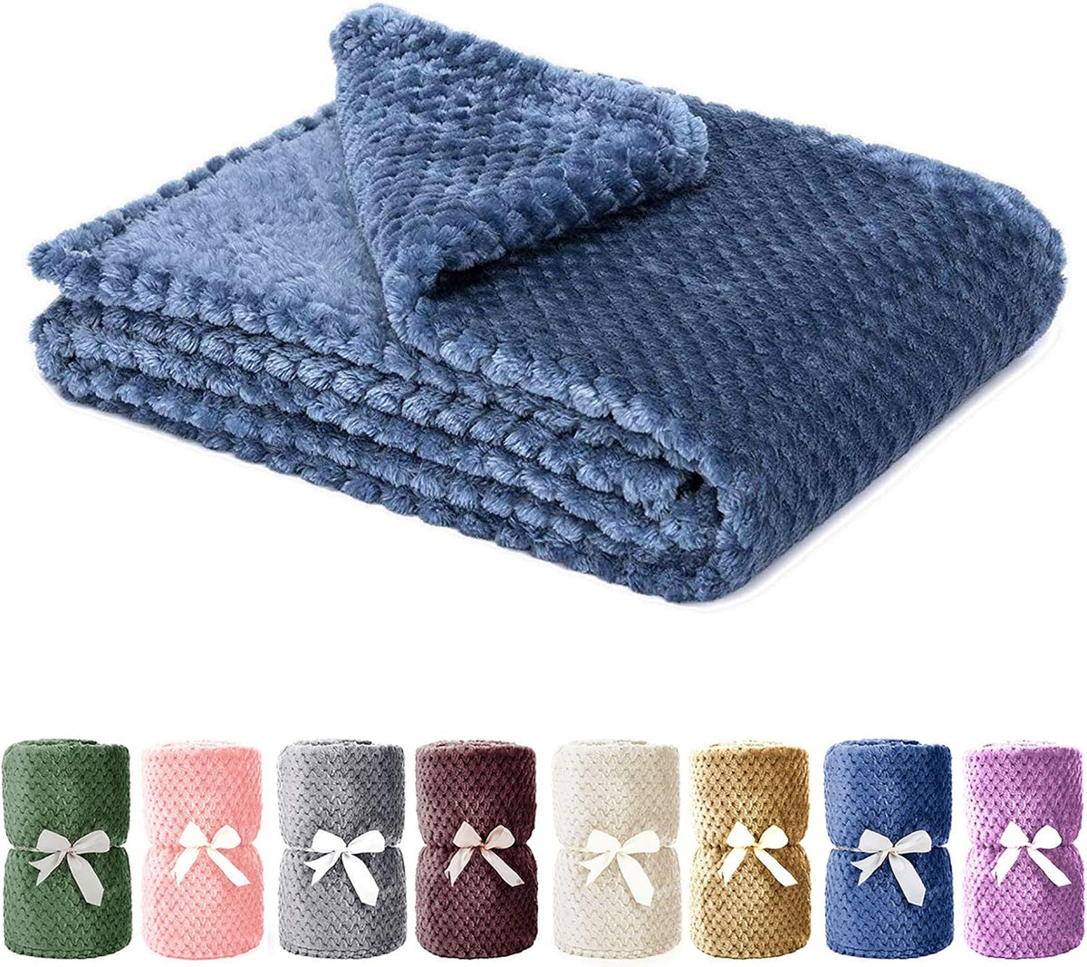 Dog Blanket,Soft Fuzzy Blankets for Puppy, Small,Medium,Large,X-Large Premium Fluffy Blankets Plush Fleece Throw Dog Bed, Couch, Sofa, Reversible Travel Warm Covers - Image 9