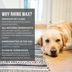 Healthy dog paw pads after using Rhino Wax street balm