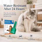 Six month supply flea and tick drops for cats