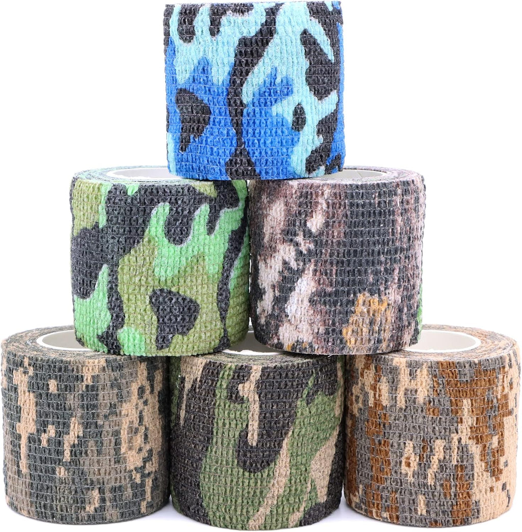 Keqcqe 2 inch width animal cohesive bandage rolls