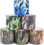 Keqcqe 2 inch width animal cohesive bandage rolls