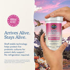 Garden of Life 30 vegetarian capsules bottle cap and neck