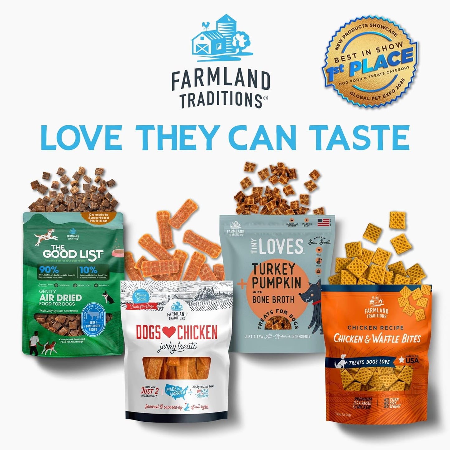 Farmland Traditions The Good List Air-Dried Dog Food, Premium Beef & Bone Broth for Dogs, Protein Rich & Grain-Free Nutrition, 1 Pound Bag - Image 10