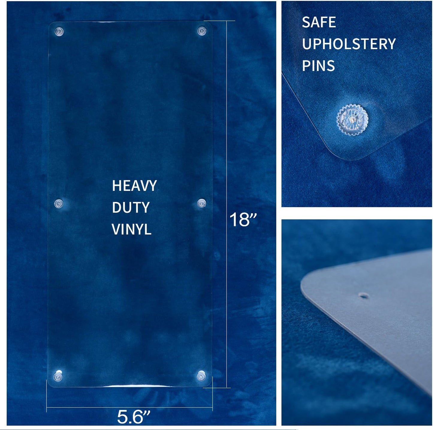 Heavy duty vinyl protector for pet scratching prevention