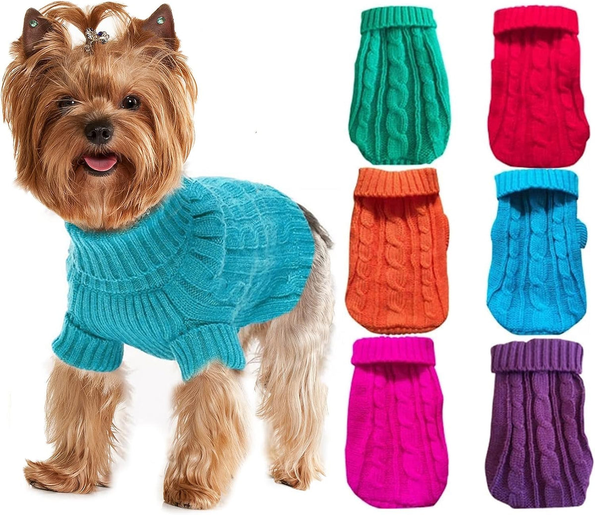 JUOMIIEL warm winter clothes for small dogs and chihuahuas