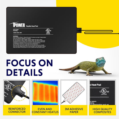 Installation guide for iPower terrarium warming mat
