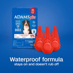 Authentic USA manufactured Adams Plus flea drops packaging details
